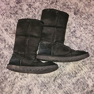 UGG Charcoal Suede Boots